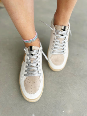 ShuShop Paz Sneakers in Light Gold