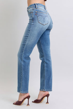 Judy Blue Thermal Straight Jeans