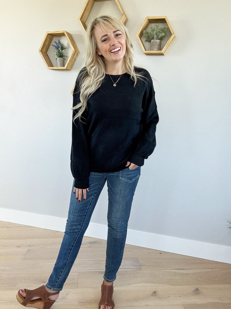 Benefits Dreamer Sweater in Black