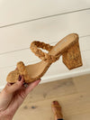 Corky’s Glitter Cork Sandals in French Kiss