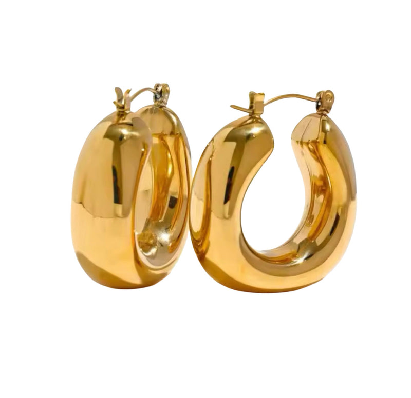 Nicole Gold Hoops