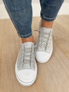 Very G Aman Sneakers in Silver Glitter