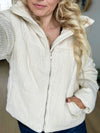 No Worries Puffer Jacket in Cream