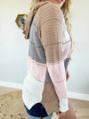 Another Reason Color Block Hooded Sweater (Multiple Colors) (Pink Label)