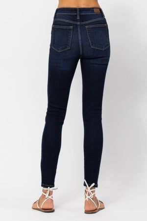 Judy Blue Other Side High Waist Handsand Skinny Jeans