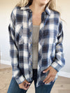 New Way Flannel in Blue