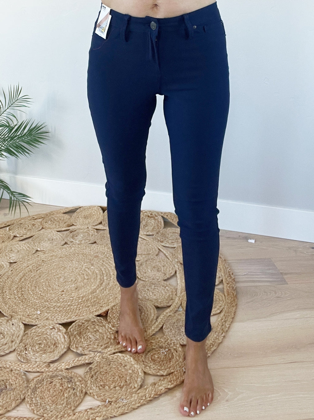 YMI Hyperstretch Navy Skinnies