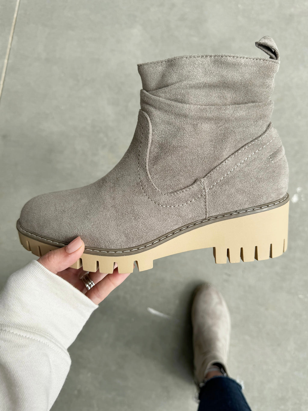 Very G Dashing Boots in Gray (Ships 1-2 Weeks)