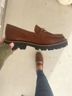 Corky's Brownie Points Loafers in Dark Cognac