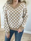 Social Circle Checkered Sweater (Multiple Colors) (Pink Label)