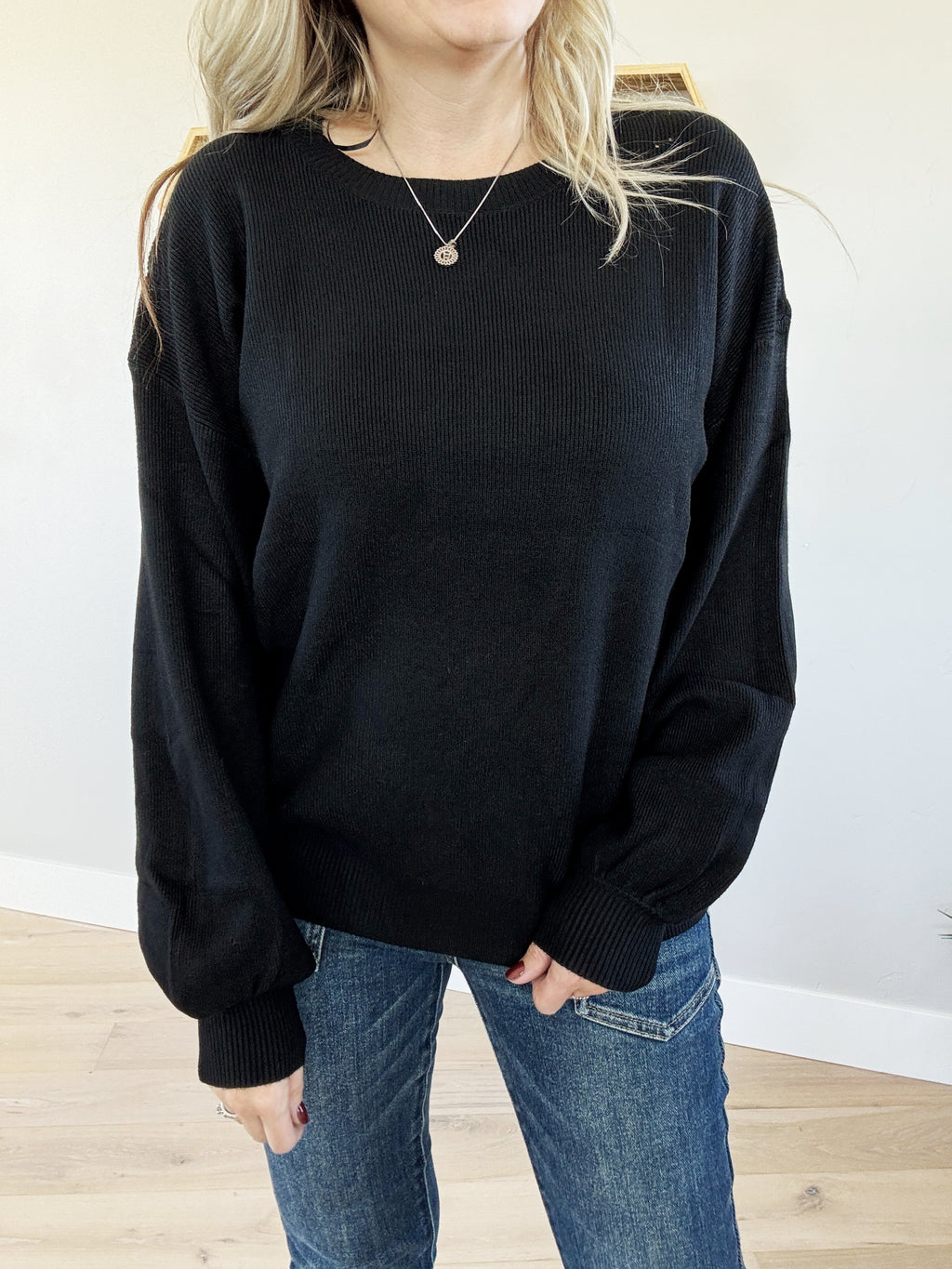 Benefits Dreamer Sweater in Black