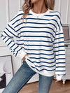 Never Had To Go Striped Sweatshirt (Multiple Colors) (Pink Label)