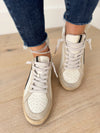 Shushop Salma Sneakers in Steel Glitter