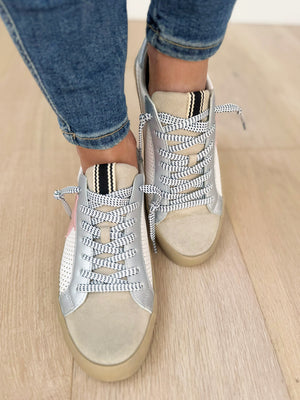 Shushop Paula Sneakers in Perforated White