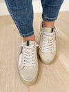 Shushop Paula Sneakers in Beige Croco