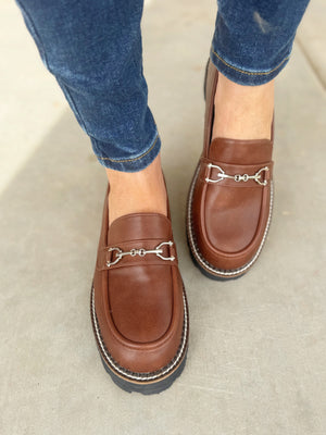 Corky's Brownie Points Loafers in Dark Cognac