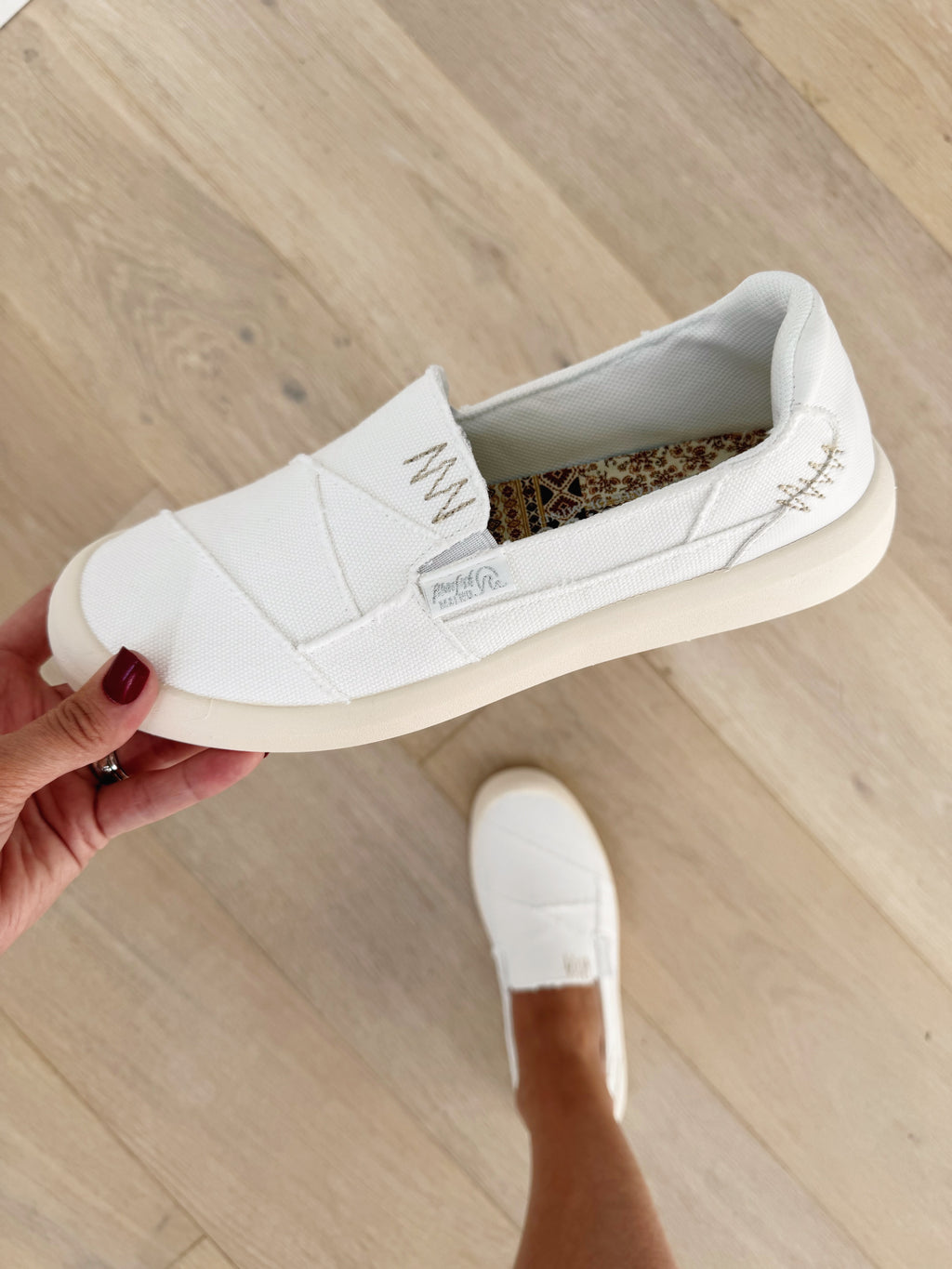 Blowfish Beachfront Slip-Ons in White Cream