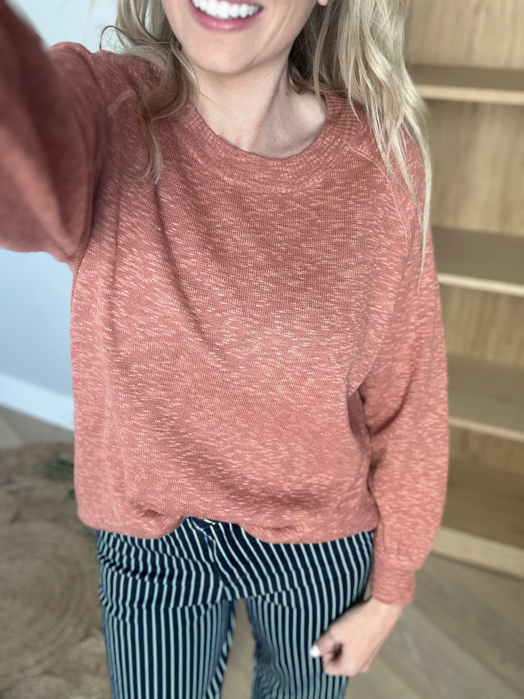 Attention Grabber Sweater in TerraCotta (SALE)