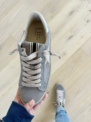 Shushop Paula Sneakers in Grey Suede