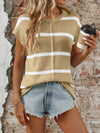 Time Is Almost Up Striped Short Sleeve Top (Multiple Colors) (Pink Label)