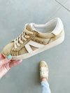 Corky's No Chaser Sneakers in Washed Tan Denim