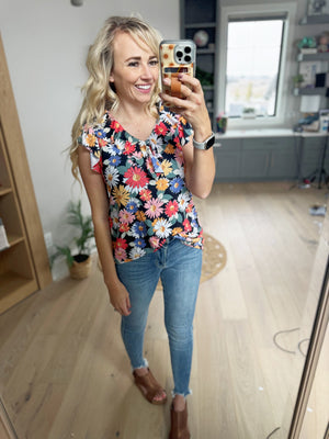 Flower Power Floral Top