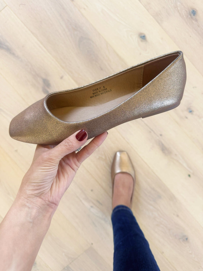 Corky's Over It Bronze Ballet Flats