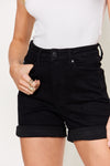 Judy Blue One Good Reason Tummy Control Cuffed Denim Shorts