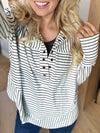 Striped Serendipity Pullover