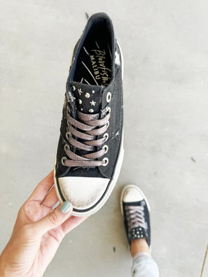 Blowfish Kenzie Sneakers in Black Denim