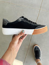 Blowfish Wildcard Sneakers in Black Twill