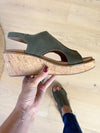 Corky's Carley Too Sandals in Khaki Corduroy