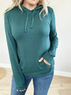 Fast As You Can Hooded Top In Hunter Green