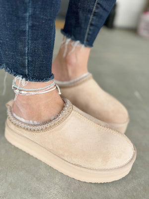 Very G Charlie Slipper Shoes in Nude