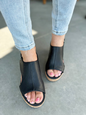 Corky's Miss Carley Sandals in Black