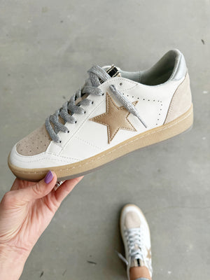 ShuShop Paz Sneakers in Light Gold