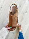 Corky's Carley Too Sandals in Chestnut Corduroy