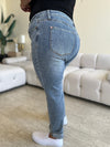 Judy Blue High Rise Cuffed Hem Vintage Boyfriend Jeans