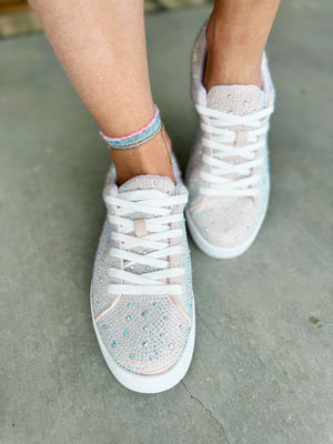 Very G Flirty Sneakers in Sparkly Cream