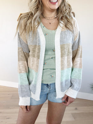 Sweet Dreams Sweater Cardigan in Neutral