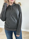 What To Do Hooded Top in Charcoal