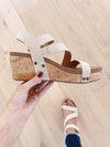 Corky's Gold Shimmer Wedge Sandal