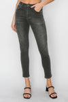 Risen Size High Rise Ankle Skinny Jeans