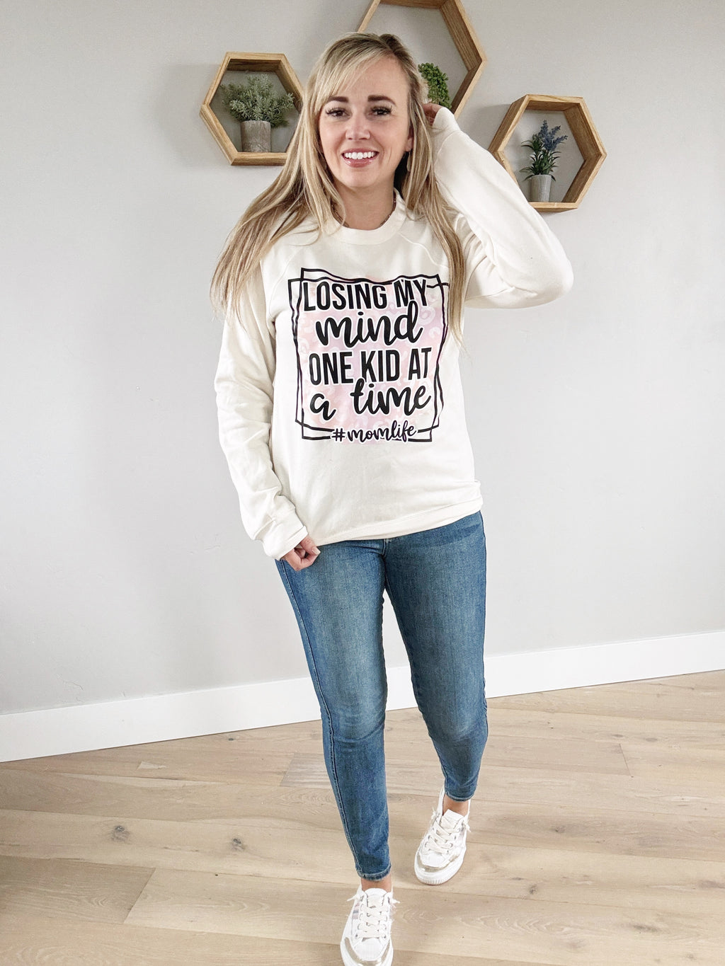 Losing My Mind One Kid At A Time Graphic Pullover