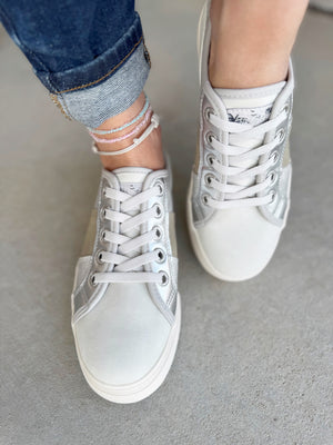 Blowfish Super Smile Sneakers in Silver