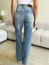 Judy Blue Day Off High Rise Wide Leg Jeans