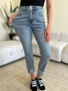 Judy Blue High Rise Cuffed Hem Vintage Boyfriend Jeans