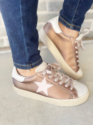 Shushop Reba Sneakers in Dark Taupe