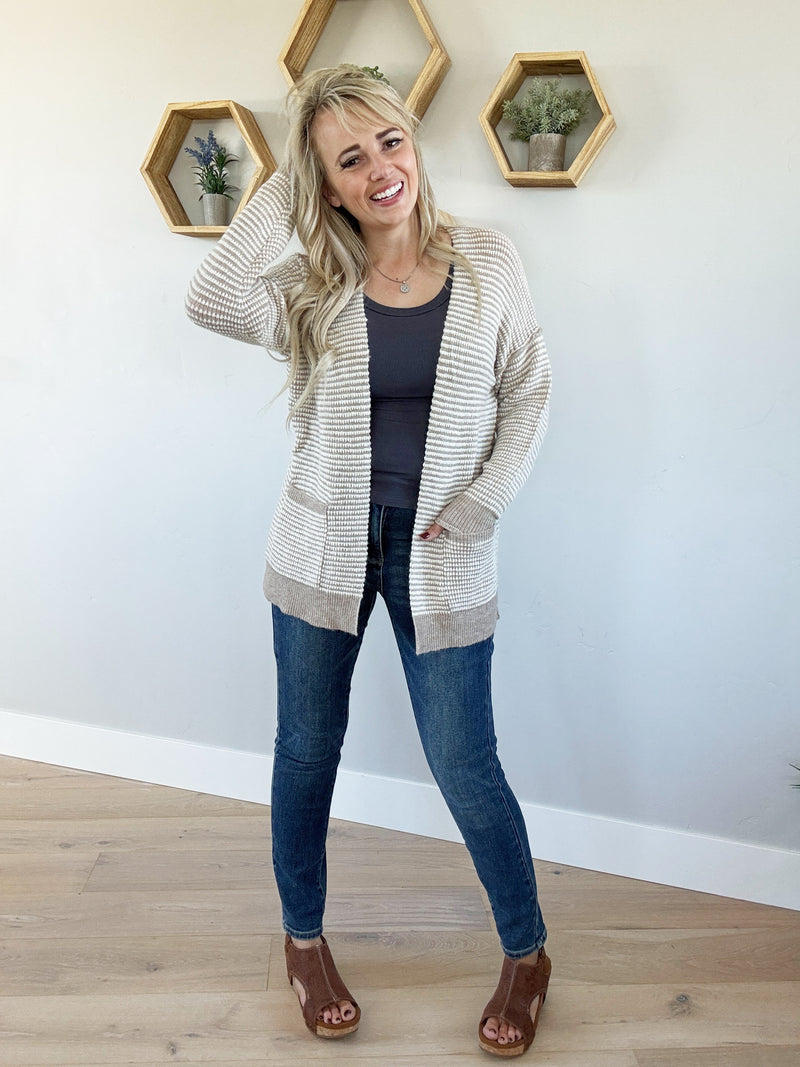 Dream Cardigan of the Season in Stone