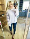 Sail Me Away Sweater in Light Lavender